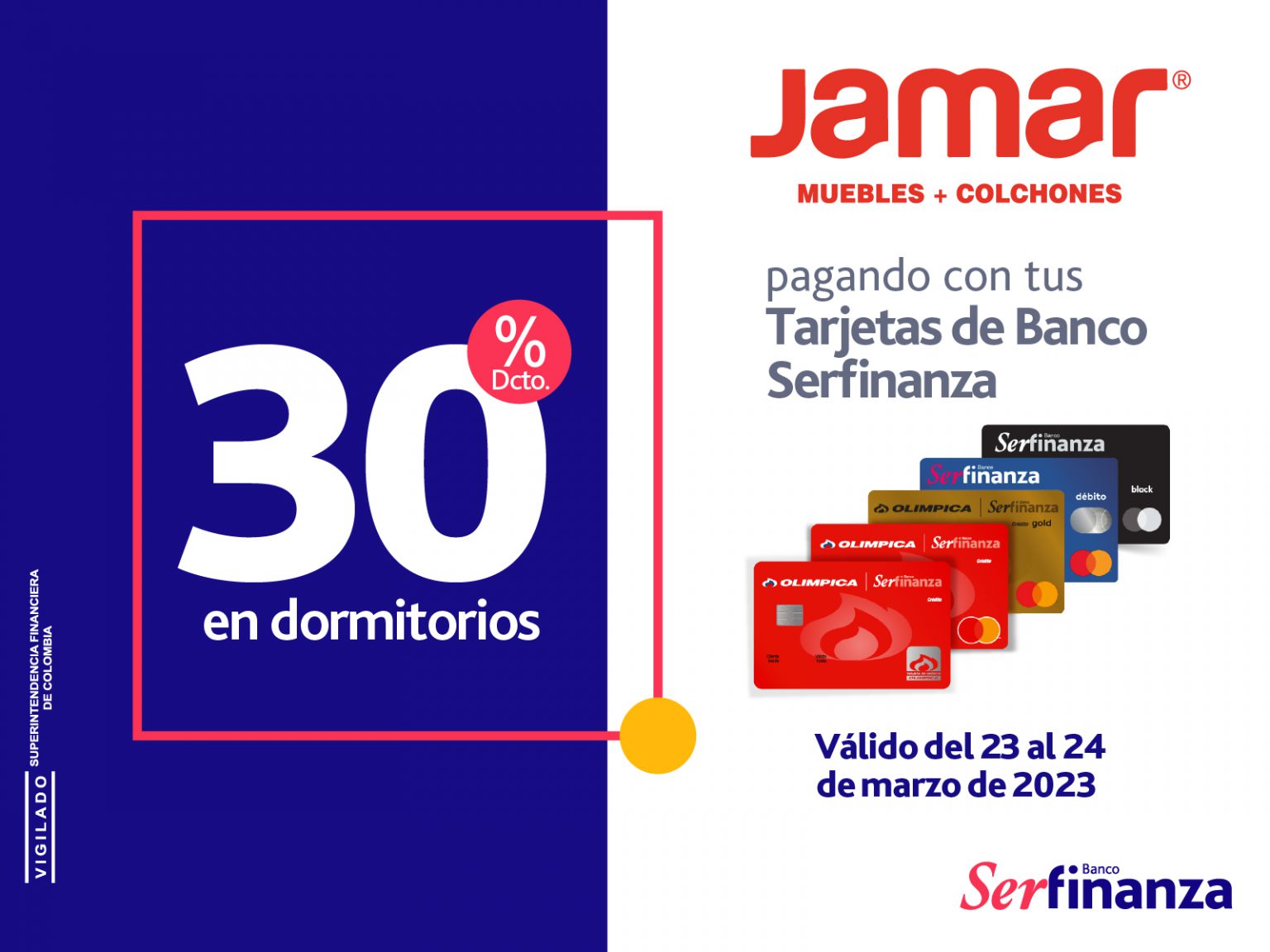 Descuento en dormitorios jamar